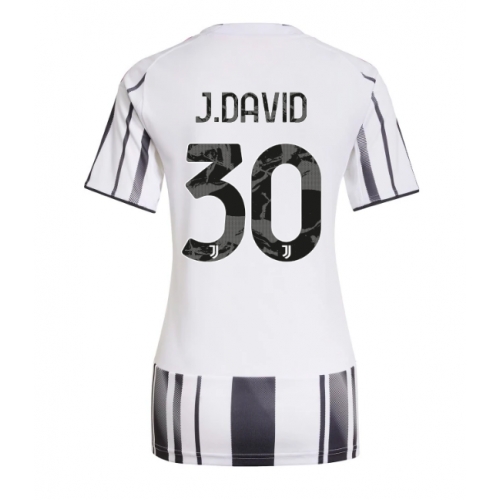 Billige Fotballdrakt Juventus Jonathan David #30 Replika Hjemmedrakt Dame 2025-26 Kortermet Billige Fotballdrakt Juventus Jonathan David #30 Replika Hjemmedrakt Dame 2025-26 Kortermet